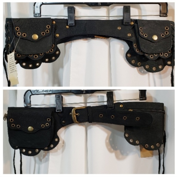 hand crafted Accessories - ***sold***leather utility belt fanny belt po